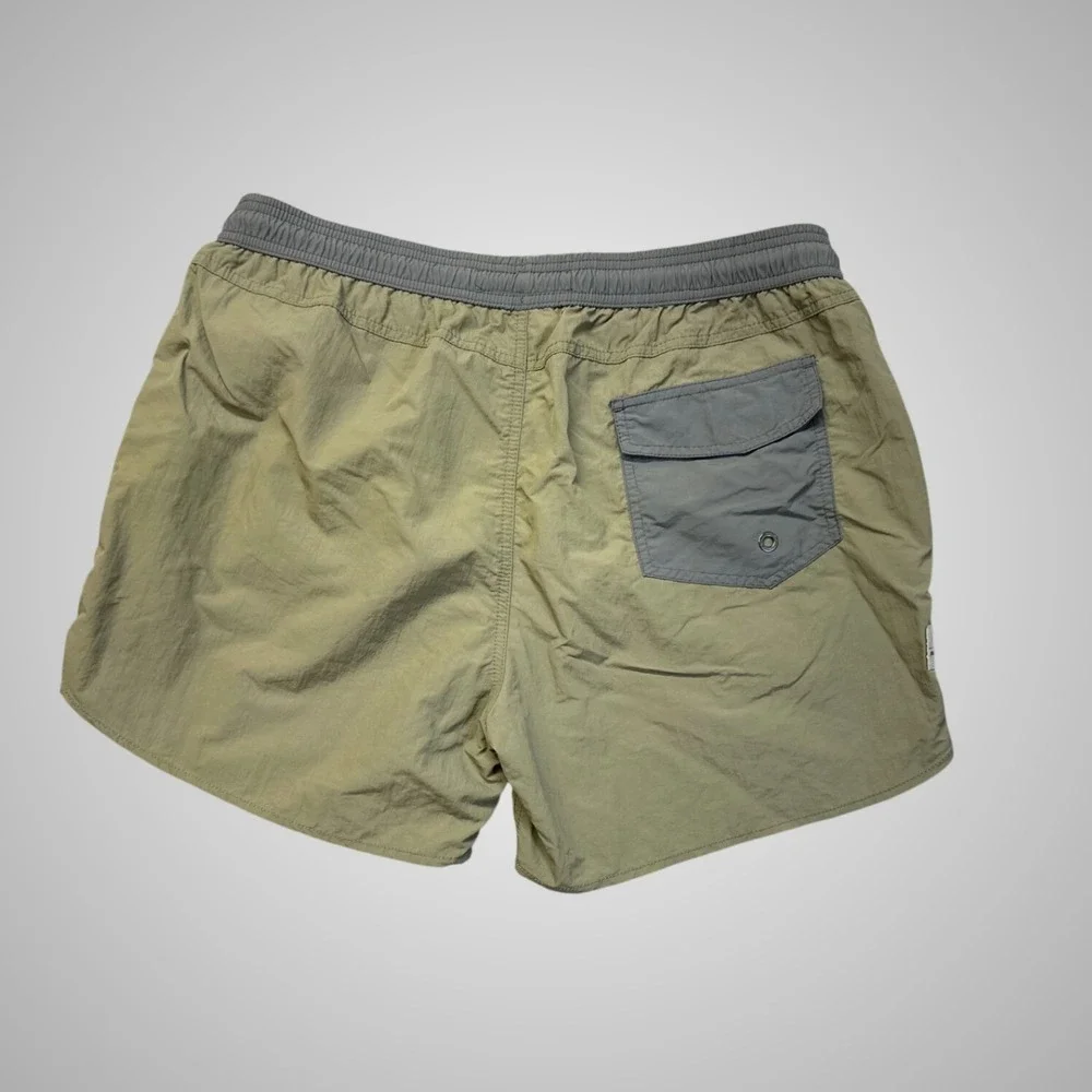 Maamgic Swim Trunks Mens XL Olive Green Excellent 5